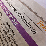Billanthropy: A neologism of billionaire and philanthropy